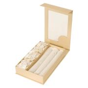 Lenoites Heatless Curling Rods with Caps Golden Sand 3pcs