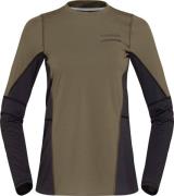 Norrøna Women's Senja Equaliser Lightweight Long Sleeve  Olive Night