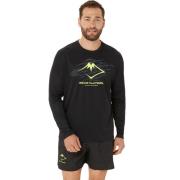 Asics Men's Fujitrail Logo Ls Top P. Black/Graphic Grey/Safety Yellow