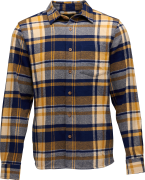 Black Diamond Men's Project Flannel Shirt Indigo-Gold Plaid