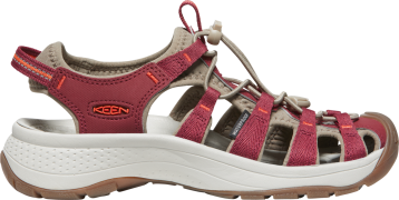 Keen Women's Astoria West Sandal Merlot/Scarlet Ibis