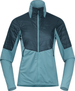 Bergans Women's Senja Midlayer Jacket Smoke Blue/Orion Blue