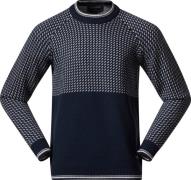 Bergans Men's Alvdal Wool Jumper Navy Blue/Vanilla White