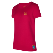 La Sportiva Women's Climbing On The Moon T-Shirt Fucsia/Giallo