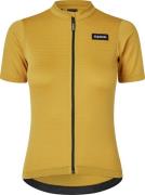 Gripgrab Women's Gravelin Merinotech Short Sleeve Jersey Mustard Yello...