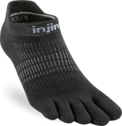 Injinji Women's Run Lightweight No-Show Black