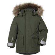 Didriksons Kids' Kure Parka 4 Deep Green