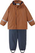 Reima Kids' Tipotella Rain Outfit Cinnamon Brown