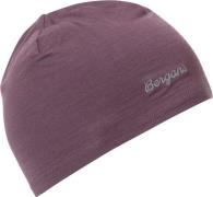 Bergans Juniors' Wool Beanie Dark Ruby Purple