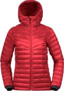 Bergans Women's Rabot Light Down Jacket Hood Fire Red