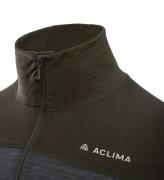 Aclima Men's LightWool 180 Polo with Zip Tarmac/Marengo