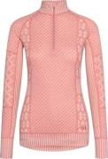 Kari Traa Women's Smekker Half Zip Pastel Dusty Pink