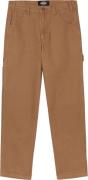 Dickies Men's Duck Canvas Carpenter Pants Stone Washed Brown Duck