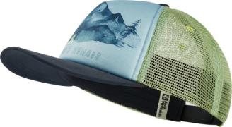 Jack Wolfskin Kid's Animal Mesh Cap Print Soft Jade