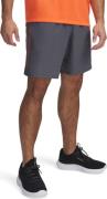 Under Armour Men's UA Tech Woven Wordmark Shorts Castlerock/red