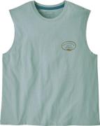 Patagonia Women's Clean Climb Roots Boxy Organic Tank Thermal Blue