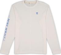 Mons Royale Men's Yonder Merino Organic Cotton Long Sleeve  Vintage Wh...