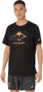 Asics Men's Fujitrail Logo Short Sleeve Top Performance Black