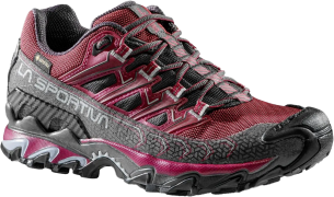 La Sportiva Women's Ultra Raptor II Wide GORE-TEX Red Plum/Carbon