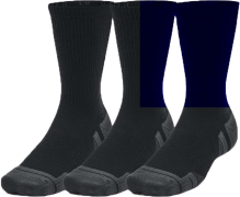 Under Armour Unisex UA Performance Tech 3pk Crew Black