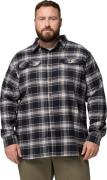 Columbia Men's Flare Gun Stretch Flannel Black Two Lane Tartan