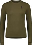 Mons Royale Women's Cascade Merino Base Layer Long Sleeve Dark Olive