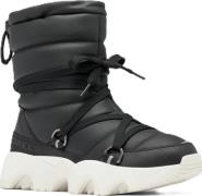 Sorel Women's Kinetic Impact Nxt Mid Boot Waterproof Black, Sea Salt