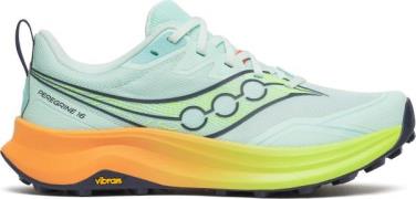 Saucony Women's Peregrine 16 Aqua/citron