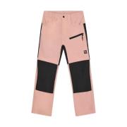 Color Kids Kids' Pants Stretch With Zip Off Bridal Rose