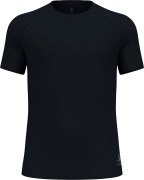 Odlo Men's T-Shirt Crew Neck S/S Essential 365 Black Melange