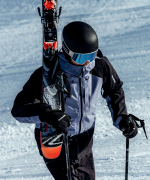 Salomon Men's Absolute 3L Jacket Blue Granite/Deep Black