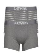 Levis Men Vintg Stripe Yd Boxer Brief 2P Bokserit Grey Levi´s