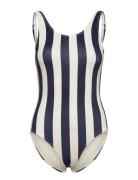 Sport Swimsuit Rana Big Stripes Navy Uimapuku Uima-asut Multi/patterne...