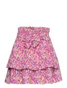Joy Print Skirt Lyhyt Hame Multi/patterned Dante6