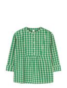 Bæk&Bølge Irene Shirt M/L Grøn/Sand Toppi Green Juna