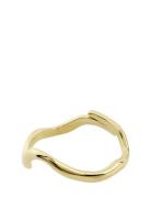Alberte Organic Shape Ring Gold-Plated Sormus Korut Gold Pilgrim