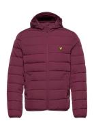 Lightweight Puffer Jacket Vuorillinen Takki Topattu Takki Red Lyle & S...