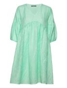 Magnolia Serine Dress Lyhyt Mekko Green Bruuns Bazaar