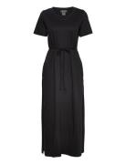 Orika Maxi Tee Dress Maksimekko Juhlamekko Black Residus