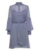 Senna Chanelle Dress Lyhyt Mekko Blue Bruuns Bazaar