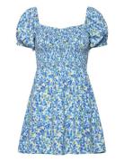 Domenica Mini Dress Lyhyt Mekko Blue Faithfull The Brand