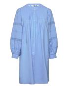 Srariella Shirt Dress Lyhyt Mekko Blue Soft Rebels