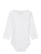 Infinity Body L/S - Organic Bodies Long-sleeved White Fixoni