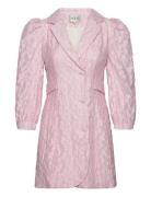 Talia Blazer Dress Lyhyt Mekko Pink MAUD