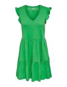 Onlmay Life Cap Sleeves Frill Dress Jrs Lyhyt Mekko Green ONLY