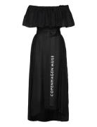 Cmmolly-Dress Maksimekko Juhlamekko Black Copenhagen Muse