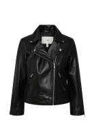 Yasphil 7/8 Leather Jacket Nahkatakki Black YAS