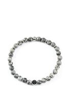 Beads Bracelet 6Mm Rannekoru Korut Grey Edd.