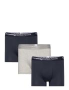 3-Pack Underwear - Gots/Vegan Bokserit Grey Knowledge Cotton Apparel