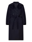 Resina Outerwear Coats Winter Coats Navy Weekend Max Mara